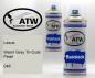 Preview: Lexus, Warm Gray Tricoat Pearl, 046: 400ml Sprühdose + 400ml Klarlack - Set, von ATW Autoteile West.